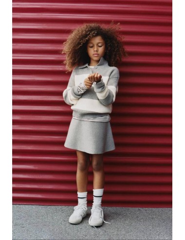 Triko Etekli Takım Gri